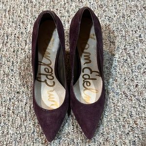 Sam Edelman Size 8 Purple Heels.